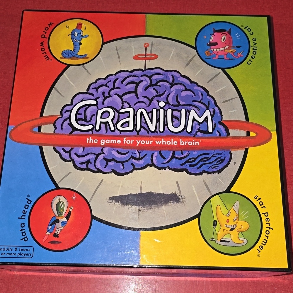 Vintage Cranium Board Game Box Opened